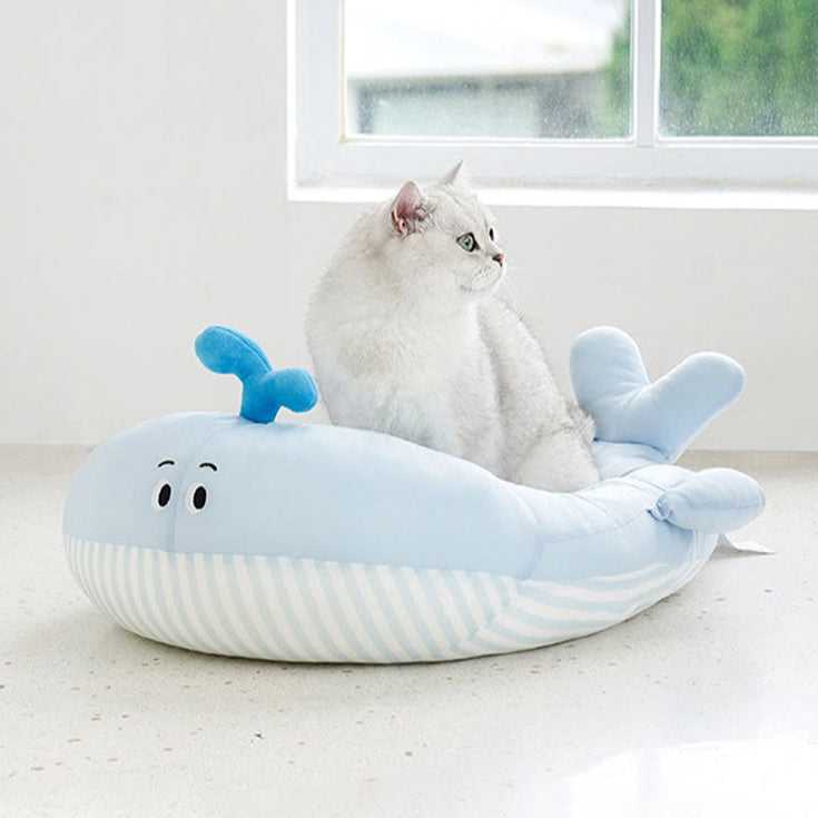 Whale Cooling Cat Bed
