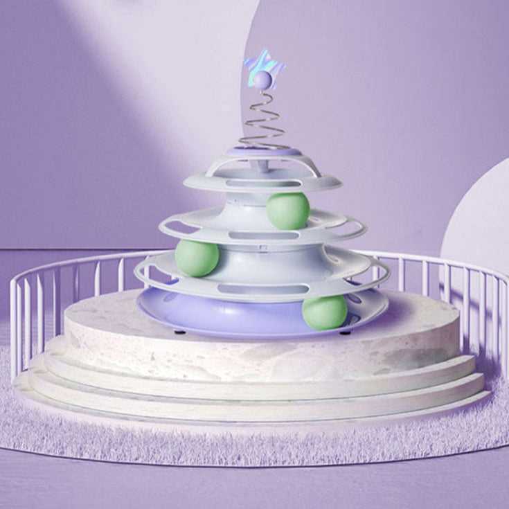 Star Forest Spinner Cat Toy