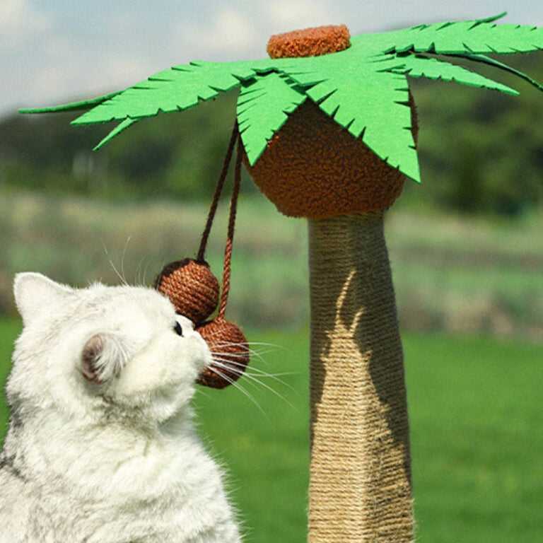 Coconut Tree Cat Scratching Post & Cat Recliner