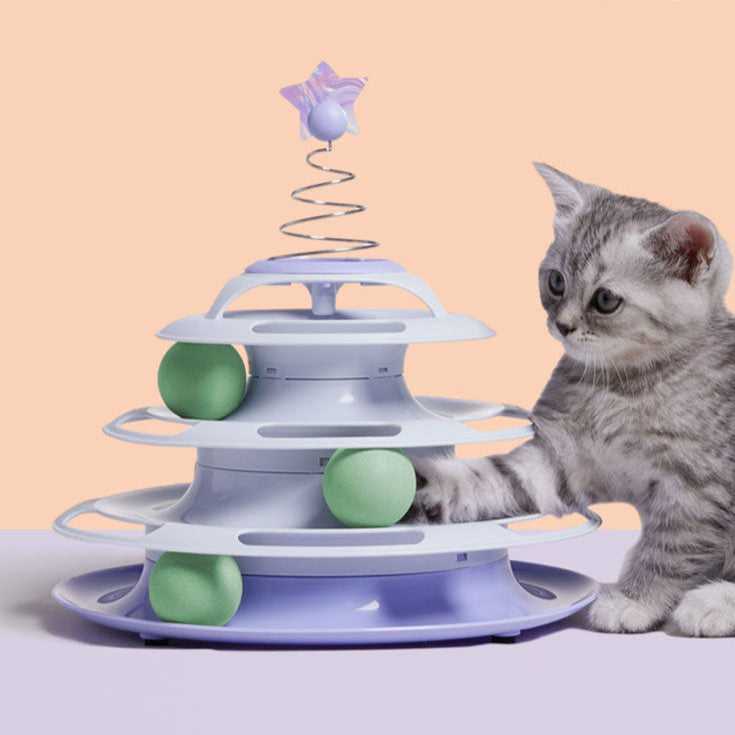 Star Forest Spinner Cat Toy