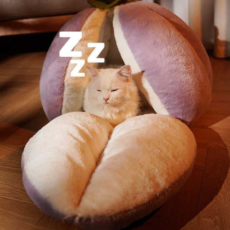 Mangosteen Purple Cat Bed