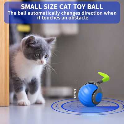 2025 New Speedy Tail 2.0, Interactive Rechargeable Cat Toy Ball
