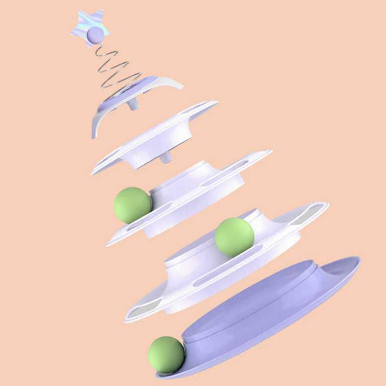 Star Forest Spinner Cat Toy