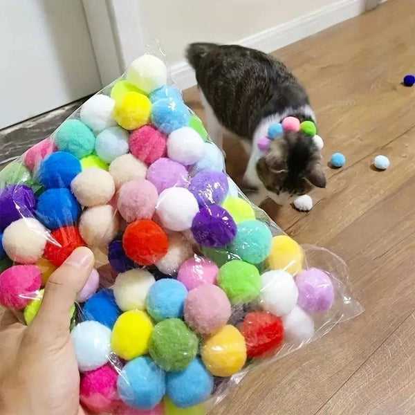 Rainbow Ball Launcher Toy for Cats.