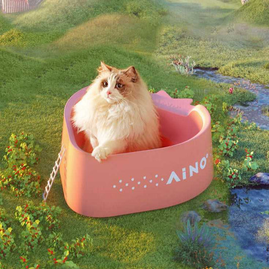 Strawberry Fat Cat Litter Box