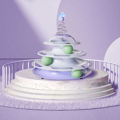 Star Forest Spinner Cat Toy
