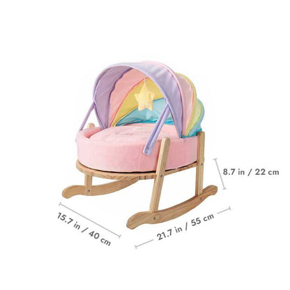 Rainbow Crib Cat Bed