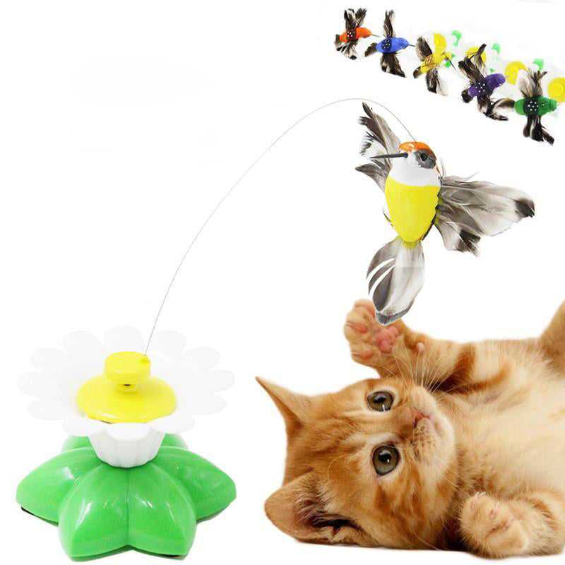Interactive Flapping Bird Toy for Cats.