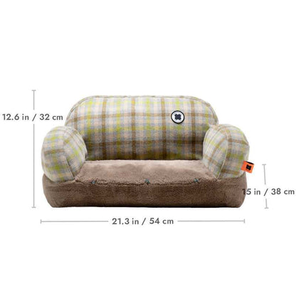 British Plaid Cat Sofa - Cat Bed
