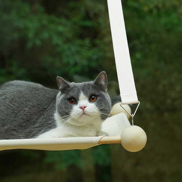 Wood Window Cat Hammock