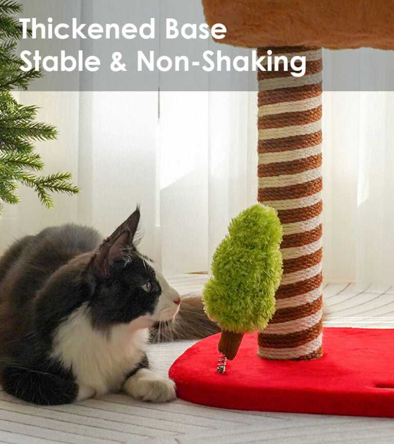 Christmas Deer Cat Tree - Cat Tunnel & Post