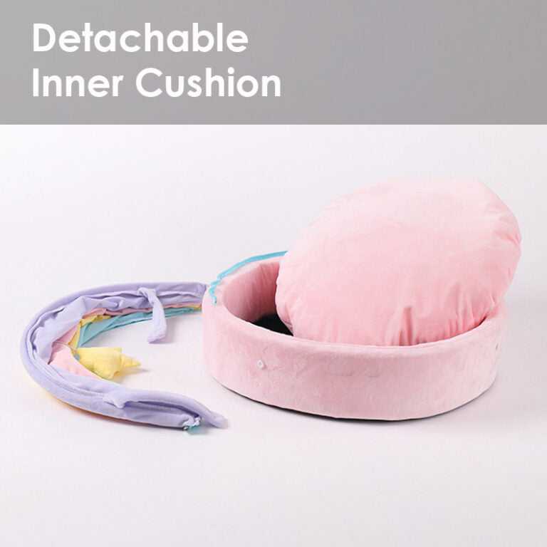 Rainbow Crib Cat Bed