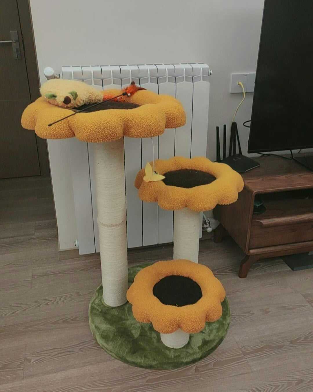 Sunflower Orange Cat Tree