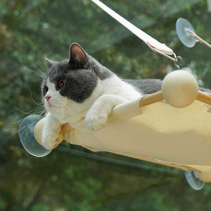Wood Window Cat Hammock