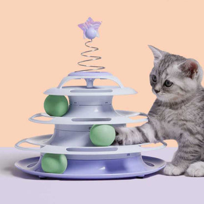 Star Forest Spinner Cat Toy