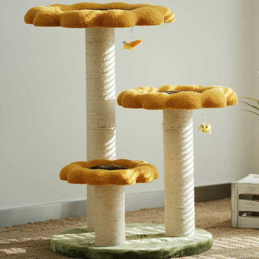 Sunflower Orange Cat Tree
