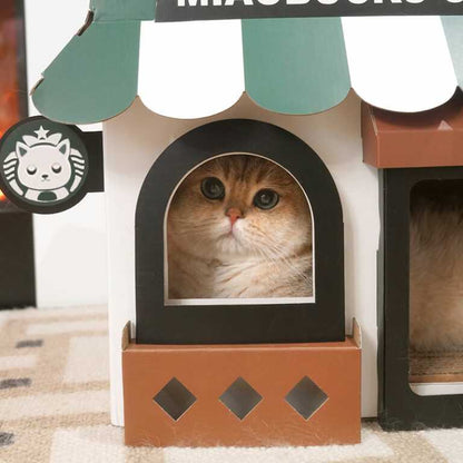 Cafe Cardboard Cat House