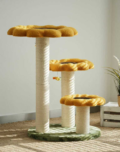 Sunflower Orange Cat Tree