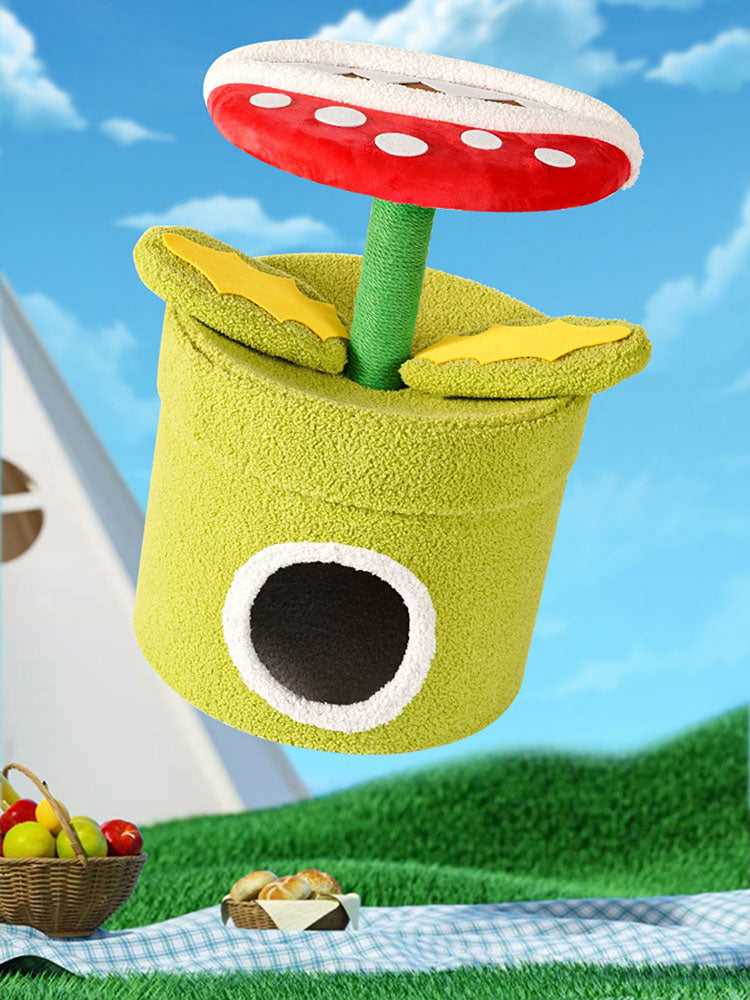Super Cannibal Flower Cat Tree