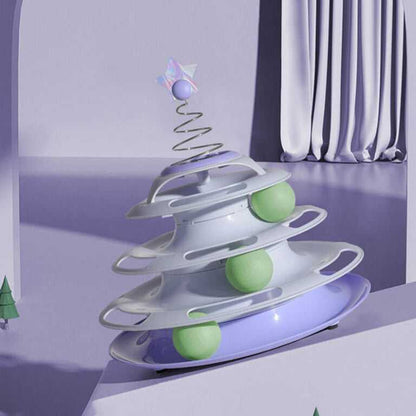 Star Forest Spinner Cat Toy