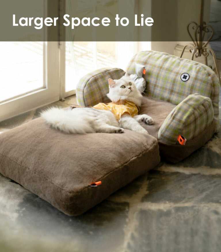 British Plaid Cat Sofa - Cat Bed