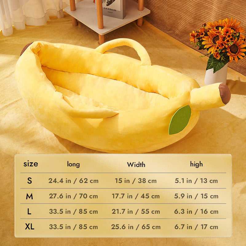 Banana Cat Bed