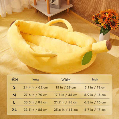 Banana Cat Bed