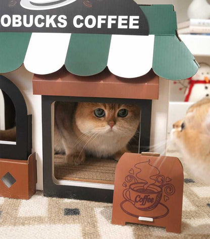 Cafe Cardboard Cat House