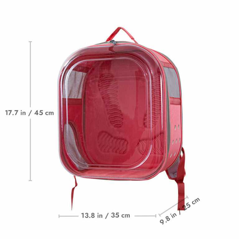 Square Clear Cat Carrier