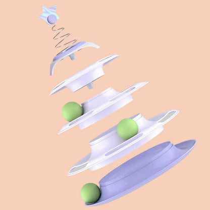 Star Forest Spinner Cat Toy