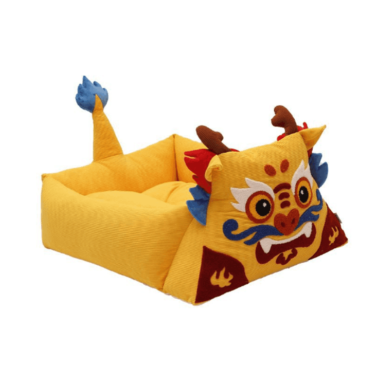 Blue Tiger Cat Bed