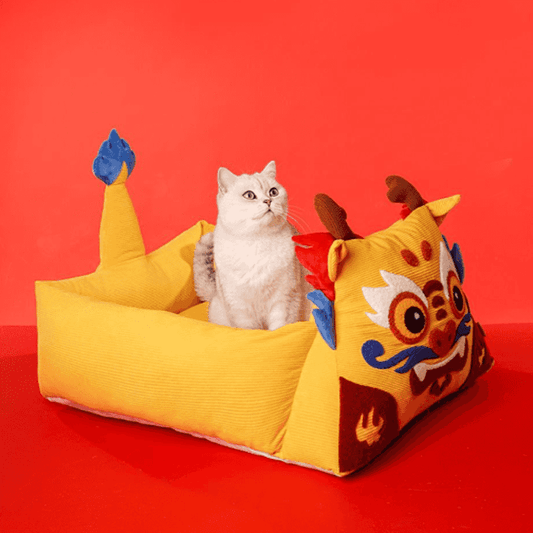 Blue Tiger Cat Bed
